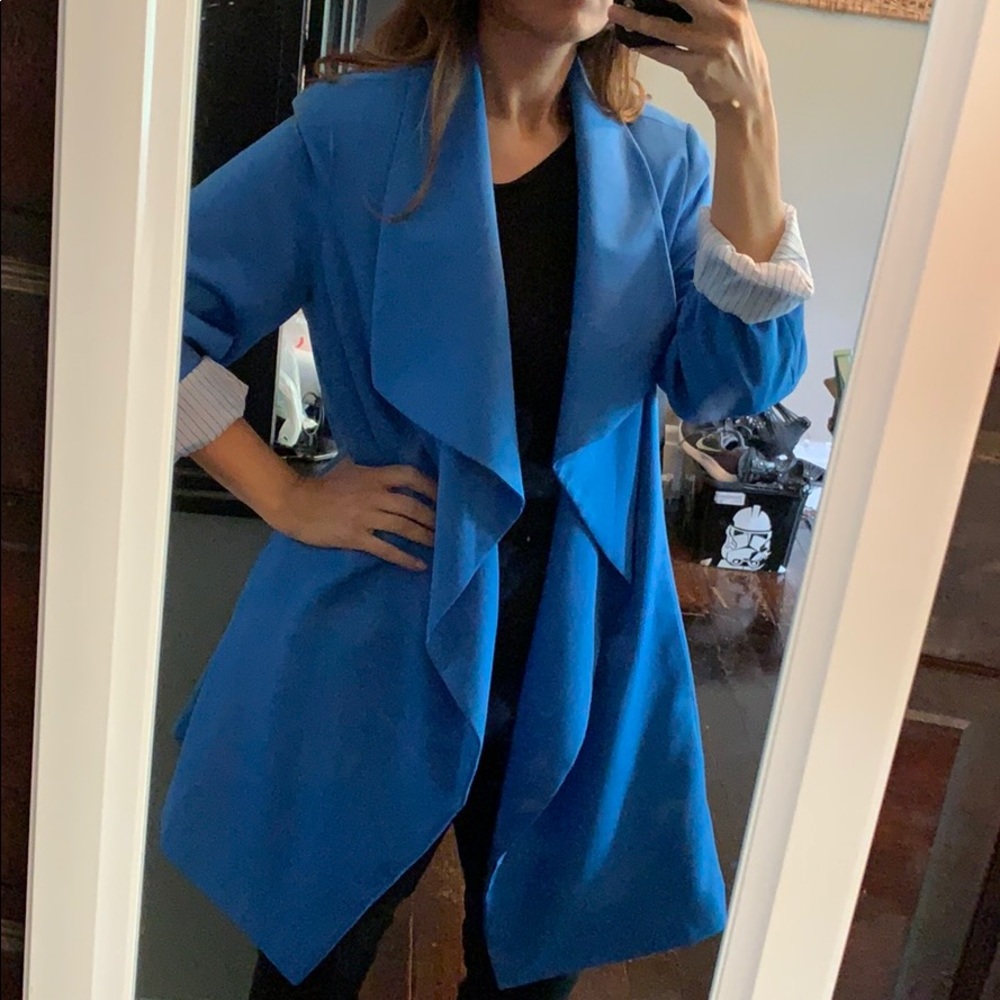 Fully lined long blazer